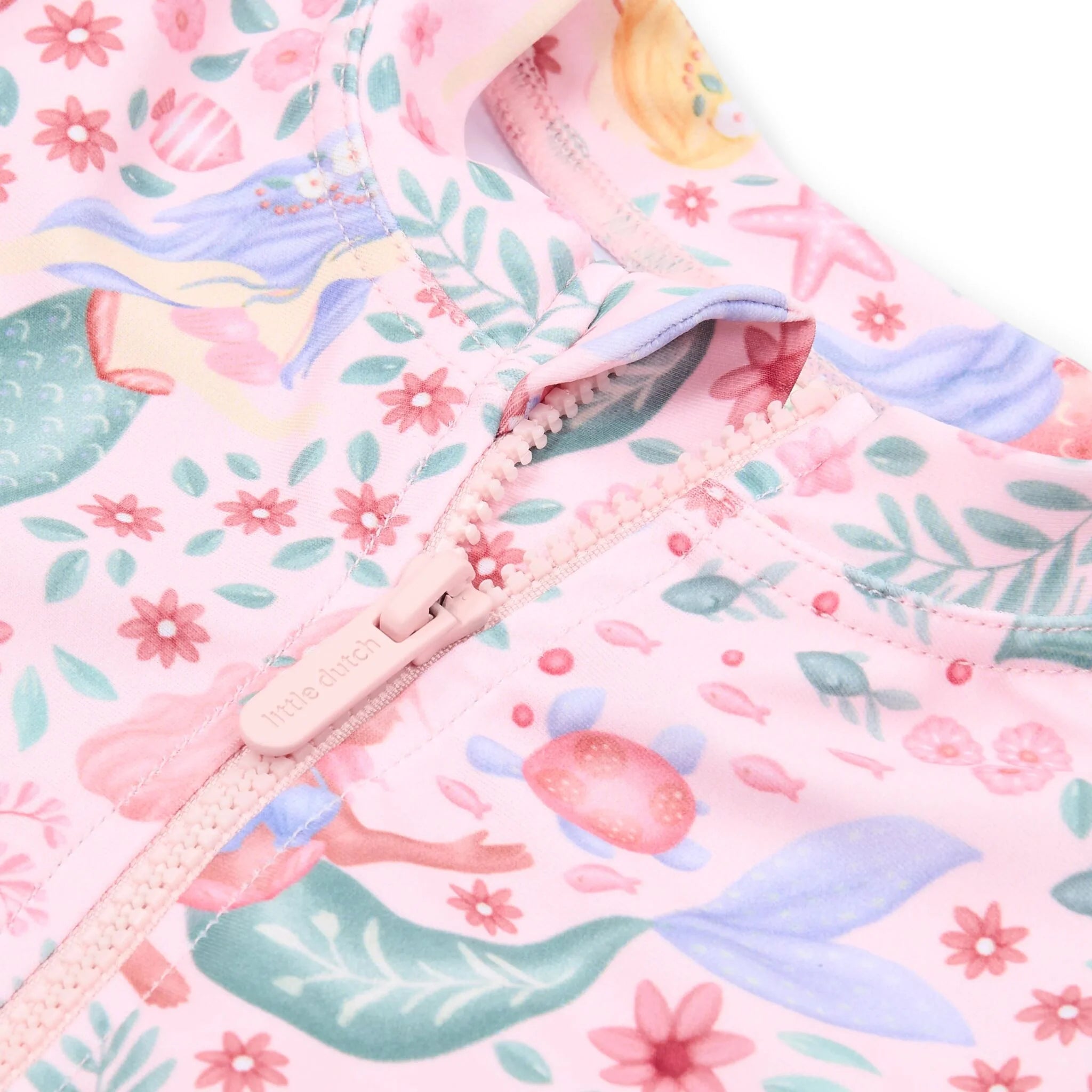Little Dutch set bluza de inot cu maneca lunga si sort de baie UV40+ Dreamy Mermaid Imagine secundară a produsului
