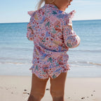 Little Dutch set bluza de inot cu maneca lunga si sort de baie UV40+ Dreamy Mermaid
