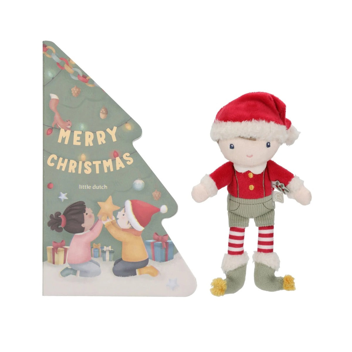 Little Dutch set cadou pentru craciun carte si papusa 12m+