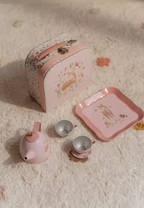 Little Dutch set metalic pentru ceai in cutie cu maner 3 ani+ Fairy Garden