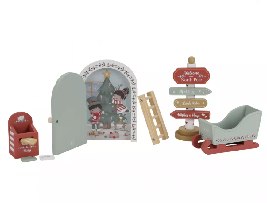 Little Dutch puzzle XL din carton FSC 4 ani+ Brad de carciun