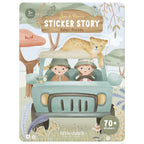 Little Dutch set creativ cu stickere 3 ani+ Safari Friends