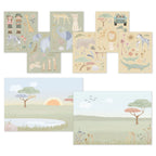 Little Dutch set creativ cu stickere 3 ani+ Safari Friends