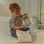 Little Dutch set de instrumente muzicale din lemn FSC  3 ani+ Safari Friends Green
