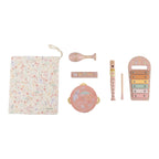 Little Dutch set de instrumente muzicale din lemn FSC  3 ani+ Safari Friends Pink