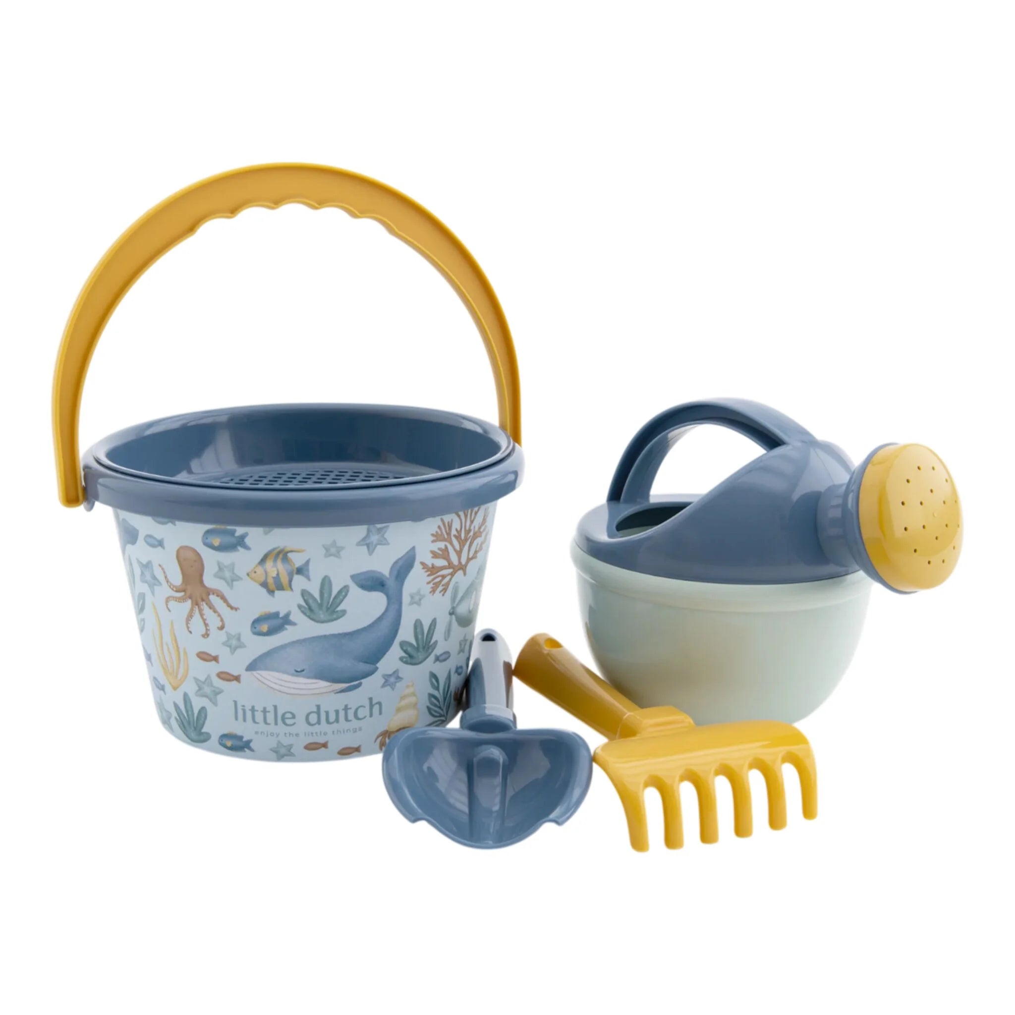 Little Dutch set jucarii pentru plaja 5 piese 2 ani+ Ocean World