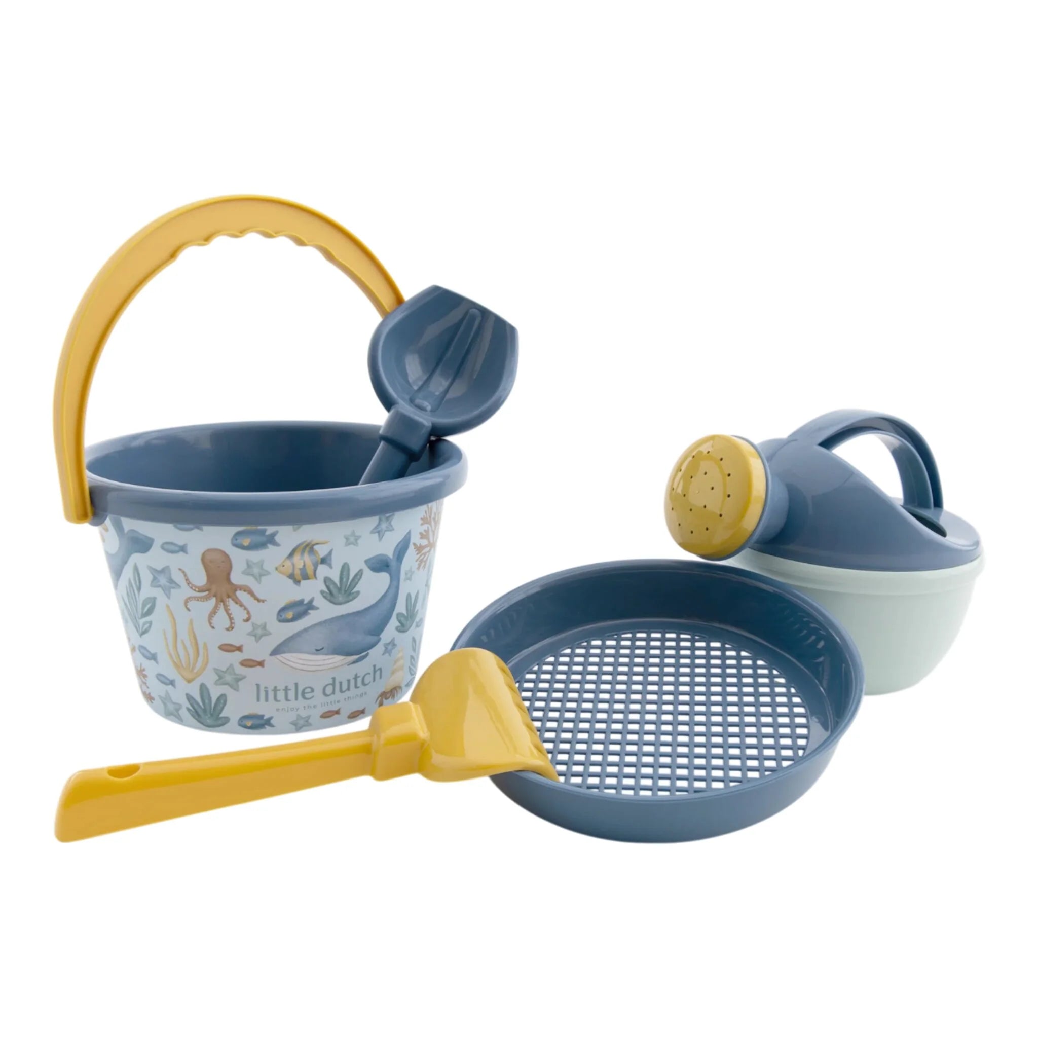 Little Dutch set jucarii pentru plaja 5 piese 2 ani+ Ocean World