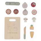 Little Dutch set de legume din lemn FSC pentru feliat 3 ani+
