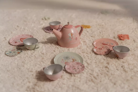 Little Dutch set metalic pentru ceai 3 ani+ Fairy Garden