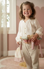 Little Dutch set pentru coafor din lemn FSC 3 ani+ Pink