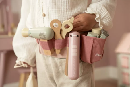 Little Dutch set pentru coafor din lemn FSC 3 ani+ Pink