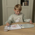 Little Dutch sort impermeabil pentru pictura 3 ani+ Little Farm Green
