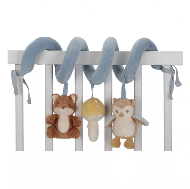 Little Dutch spirala cu jucarii senzoriale pentru bebelusi 0m+ Forest Friends
