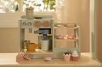 Little Dutch stand de cafea din lemn pentru joc de rol 3 ani+