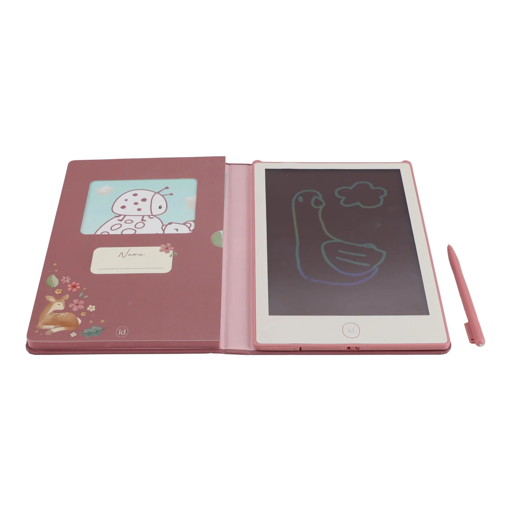 Little Dutch tableta magica de desen 3 ani+ Fairy Garden Pink