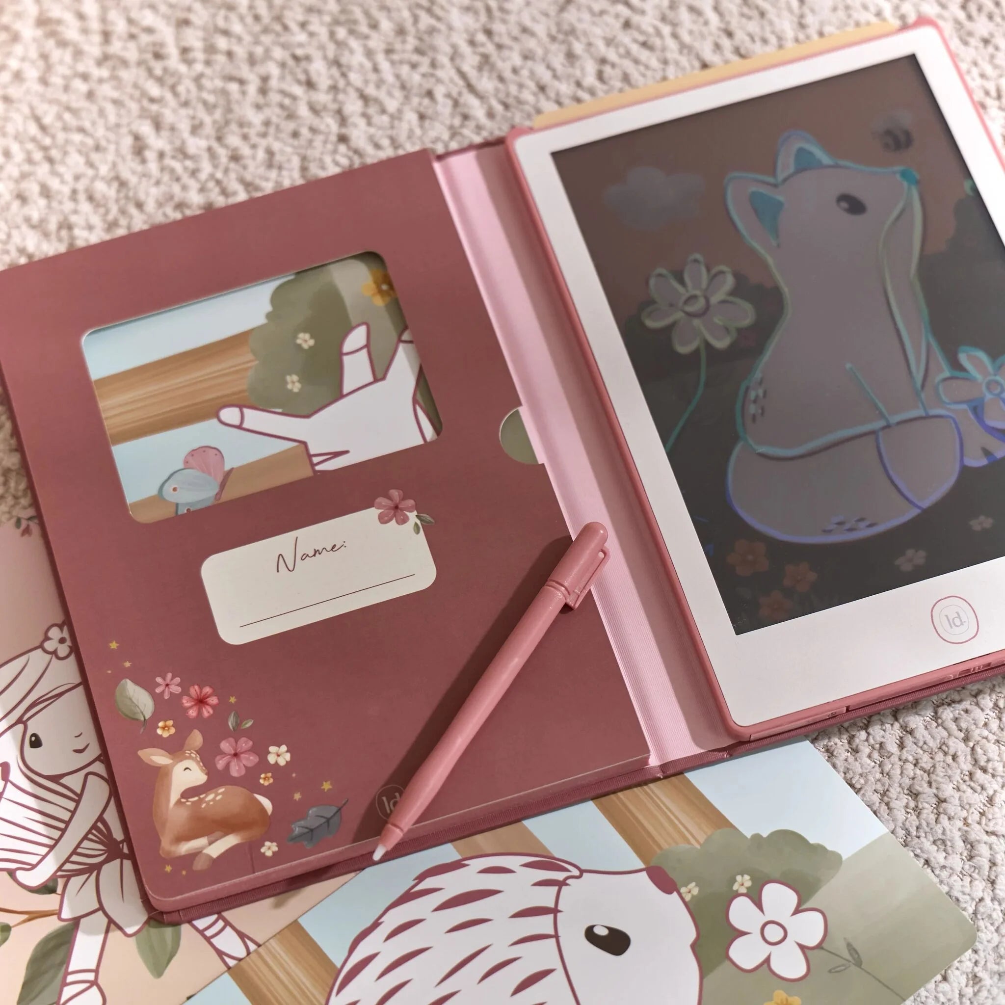 Little Dutch tableta magica de desen 3 ani+ Fairy Garden Pink