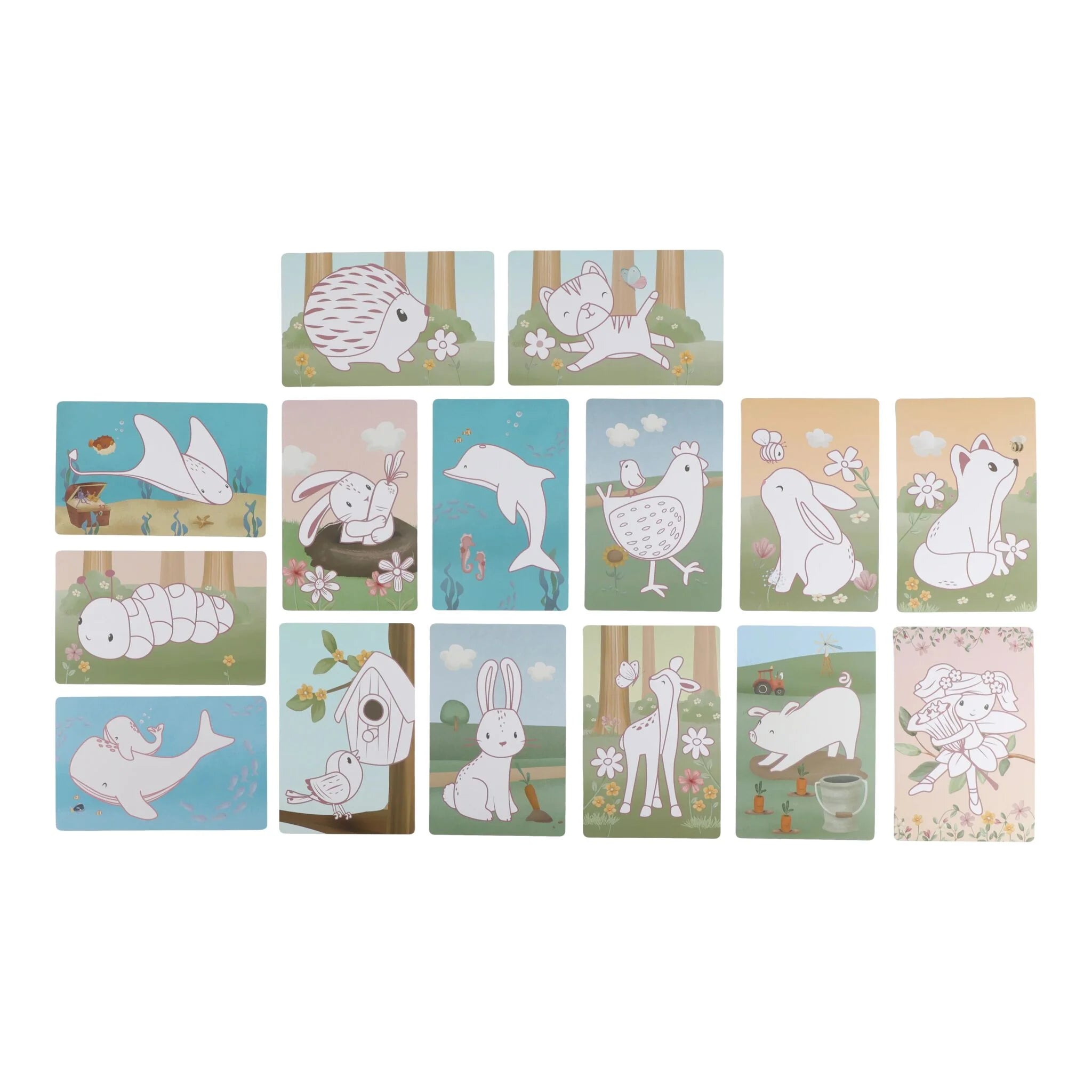 Little Dutch tableta magica de desen 3 ani+ Fairy Garden Pink