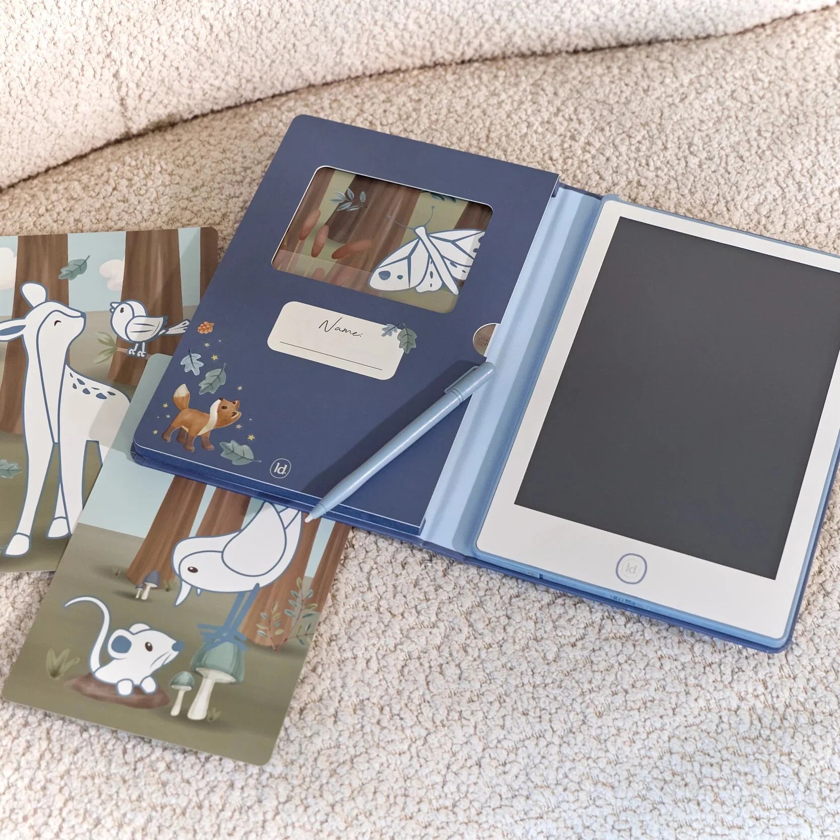 Little Dutch tableta magica de desen 3 ani+ Forest Friends Blue