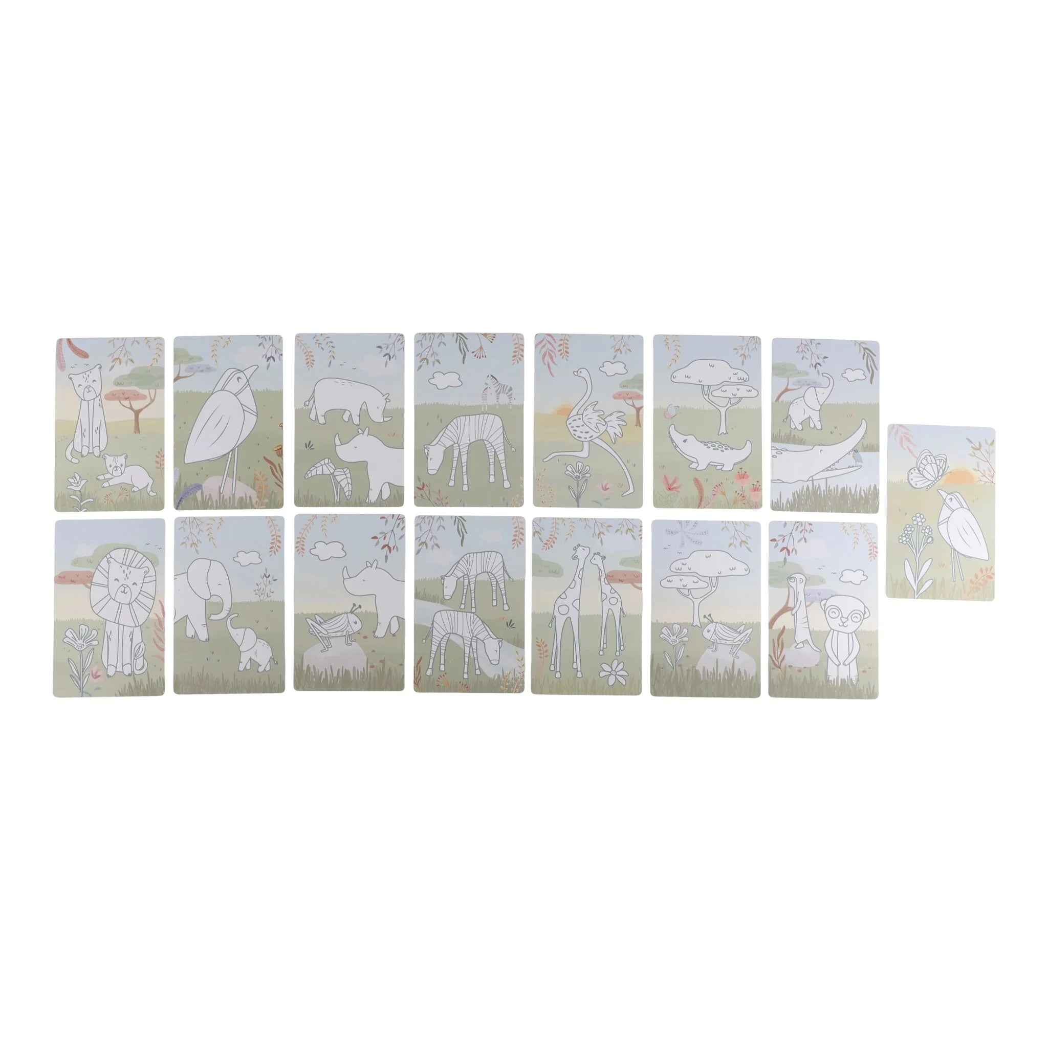 Little Dutch tableta magica de desen 3 ani+ Safari Friends Green