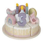 Little Dutch Tort aniversar cu decoratiuni 3 ani+ Roz