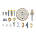 Little Dutch tort aniversar cu decoratiuni 3 ani+ Blue