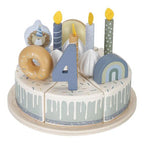 Little Dutch tort aniversar cu decoratiuni 3 ani+ Blue