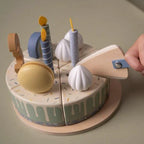 Little Dutch tort aniversar cu decoratiuni 3 ani+ Blue