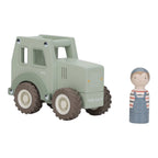 Little Dutch tractor din lemn SFC cu fermier 18m+ Green