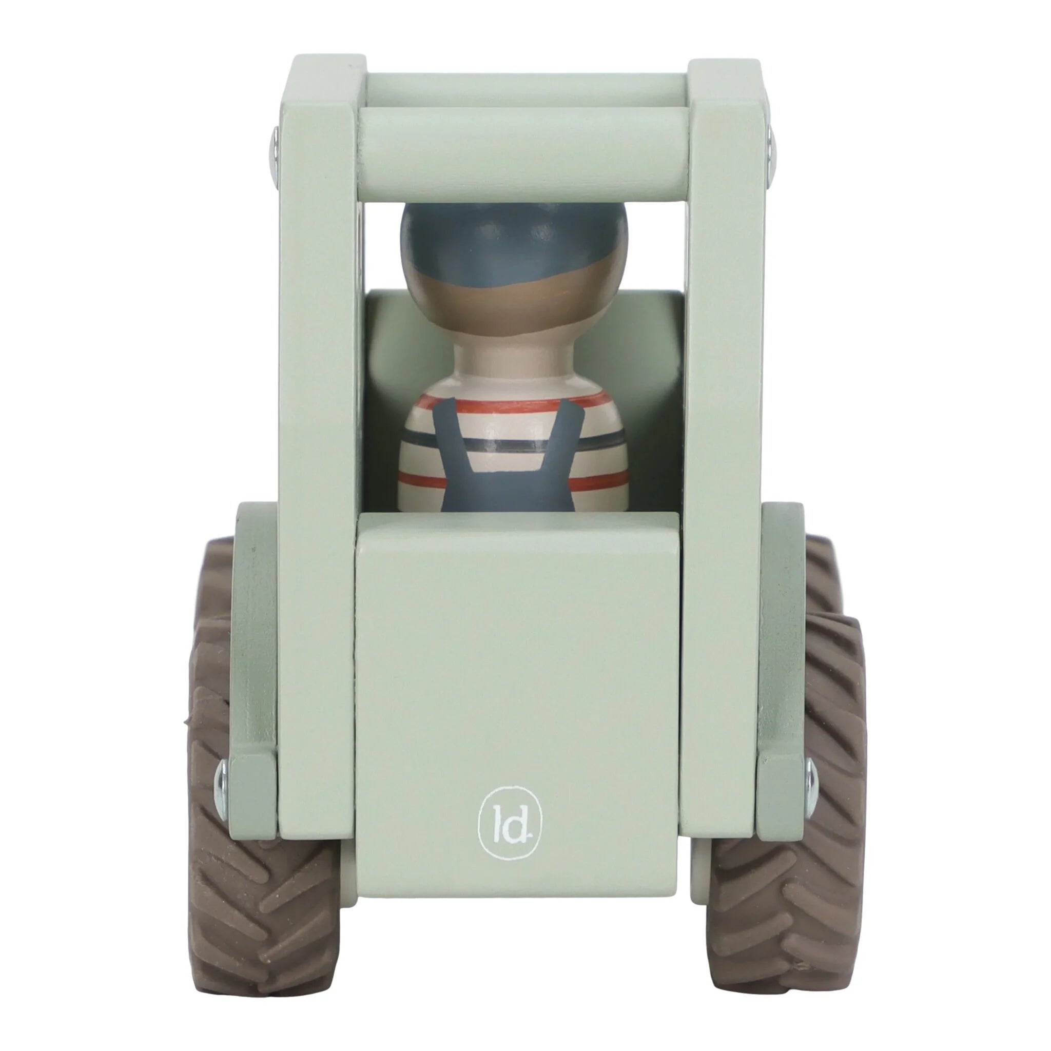 Little Dutch tractor din lemn SFC cu fermier 18m+ Green