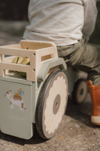 Little Dutch tractor Ride-On din lemn FSC 18m+ Little Farm