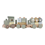Little Dutch trenulet din lemn SFC pentru stivuire 12m+ Little Farm