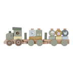 Little Dutch trenulet din lemn SFC pentru stivuire 12m+ Little Farm