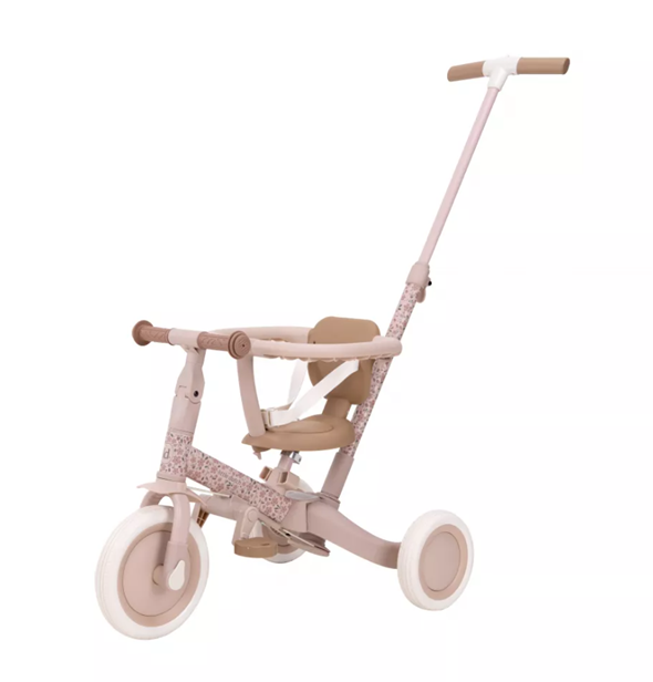 Little Dutch tricicleta 4in1 cu bara de impingere 1-3 ani Fairy Floral Imagine principală a produsului