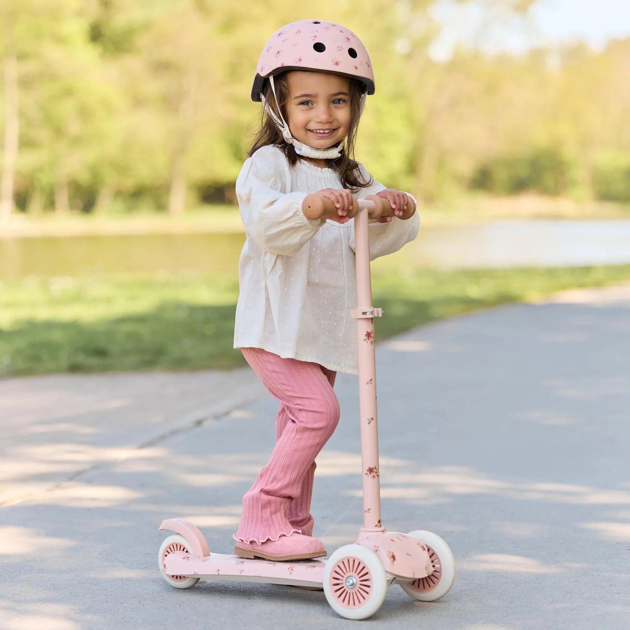 Little Dutch trotineta copii cu 3 roti 3 ani+ Pink