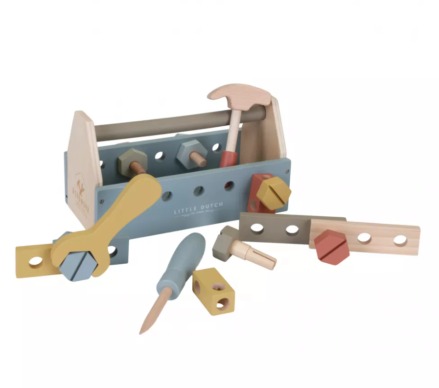 Little Dutch trusa de scule din lemn FSC 3 ani+ Imagine principală a produsului