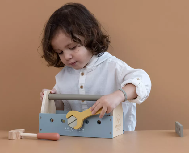 Little Dutch trusa de scule din lemn FSC 3 ani+
