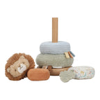 Little Dutch turn de stivuire din lemn si textile 12m+ Safari Friends Leu