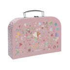 Little Dutch valiza cu activitati creative 3 ani+ Rosa Fairy Garden