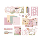 Little Dutch valiza cu activitati creative 3 ani+ Rosa Fairy Garden