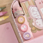 Little Dutch valiza cu activitati creative 3 ani+ Rosa Fairy Garden
