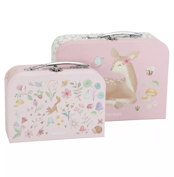 Little Dutch valiza decorativa set de 2 bucati 18m+ Fairy Garden Imagine principală a produsului