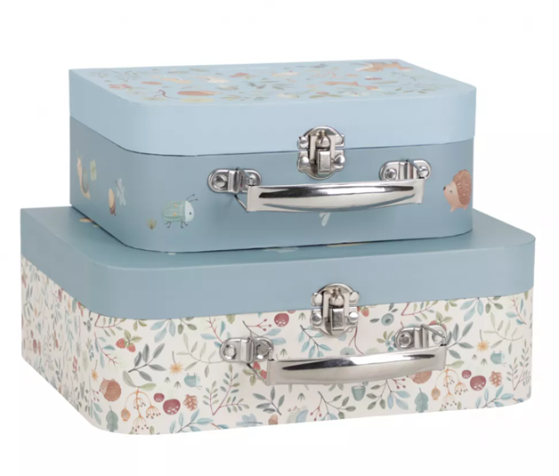 Little Dutch valiza decorativa set de 2 bucati 18m+ Forest Friends