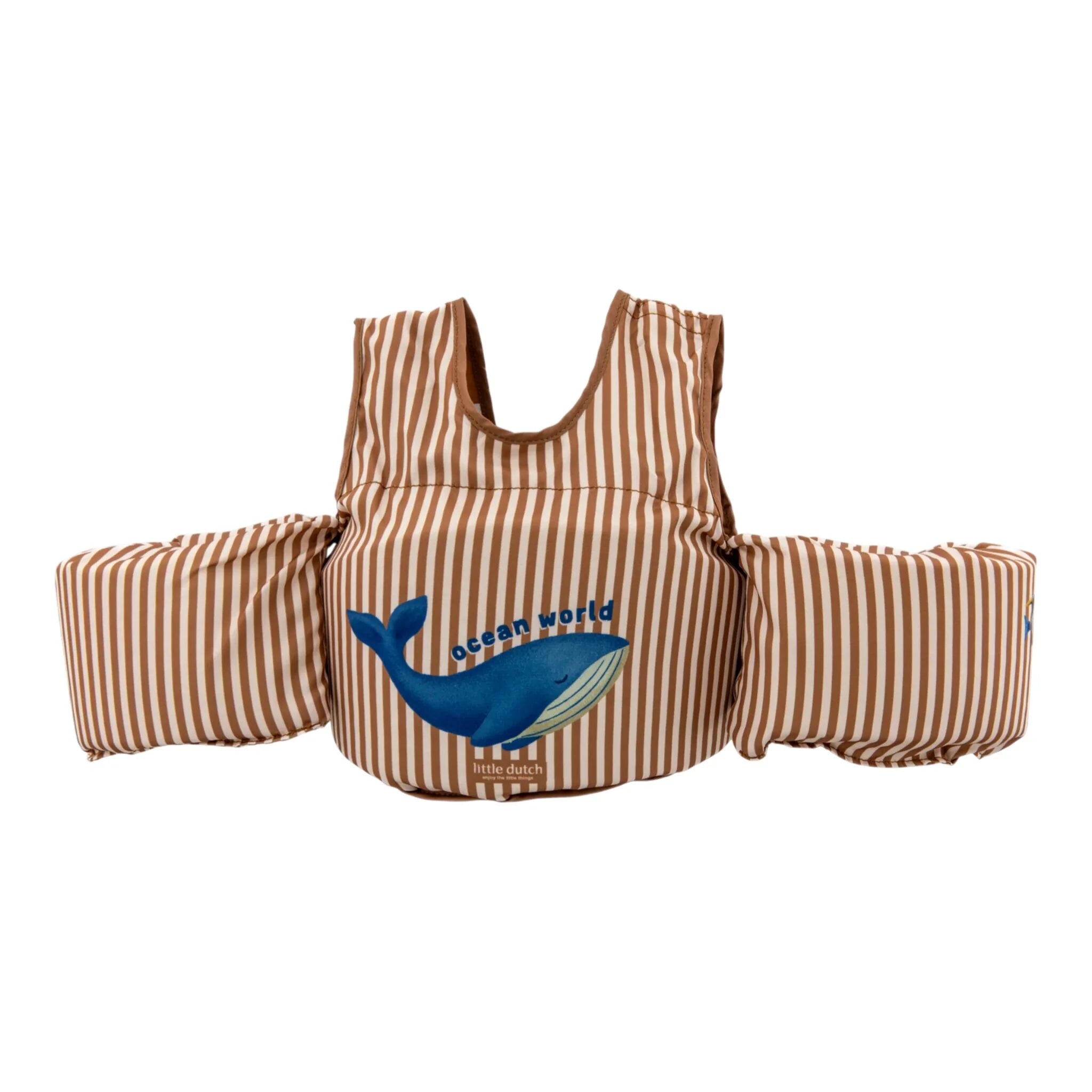 Little Dutch vesta de inot cu aripioare 3-6 ani Ocean World Brown
