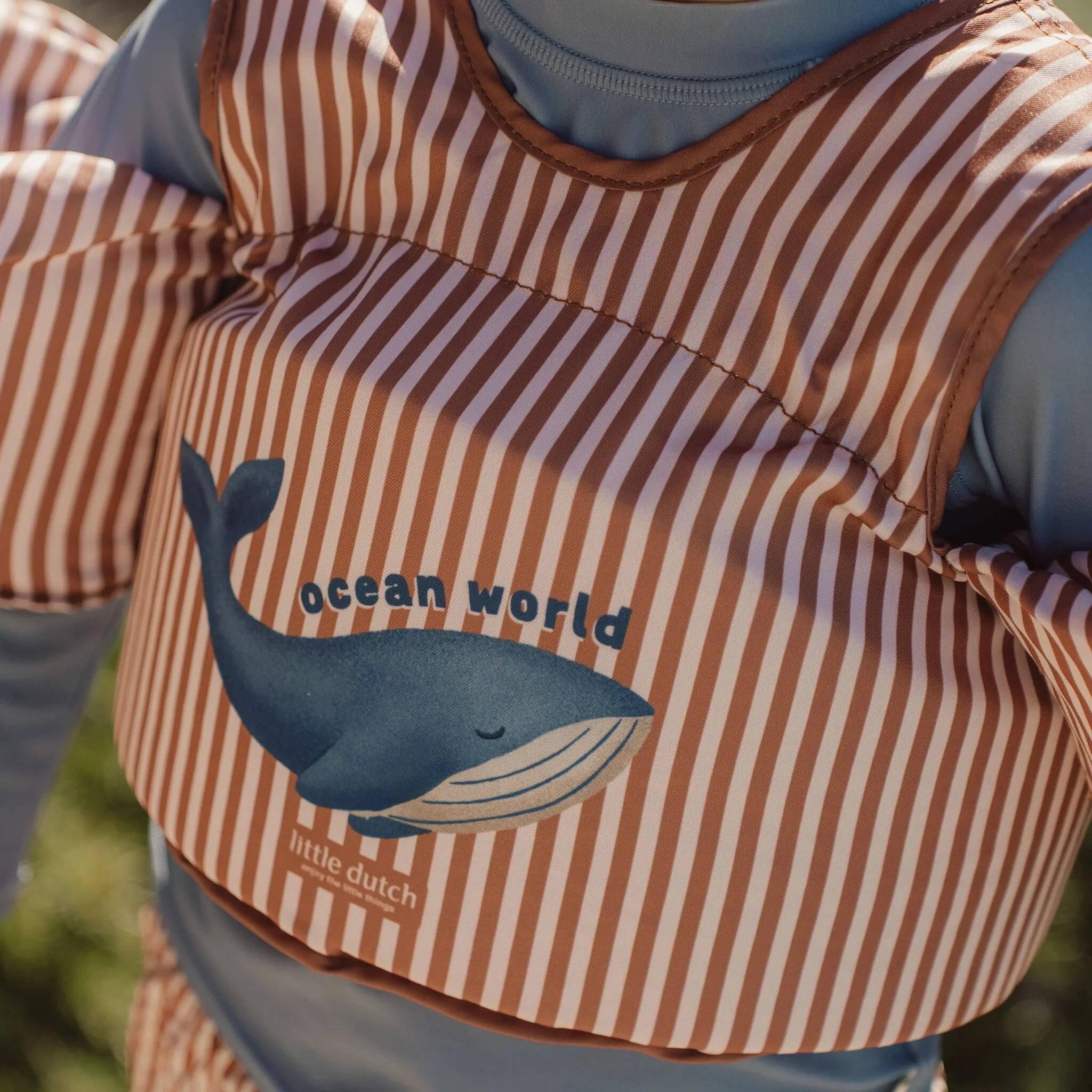 Little Dutch vesta de inot cu aripioare 3-6 ani Ocean World Brown