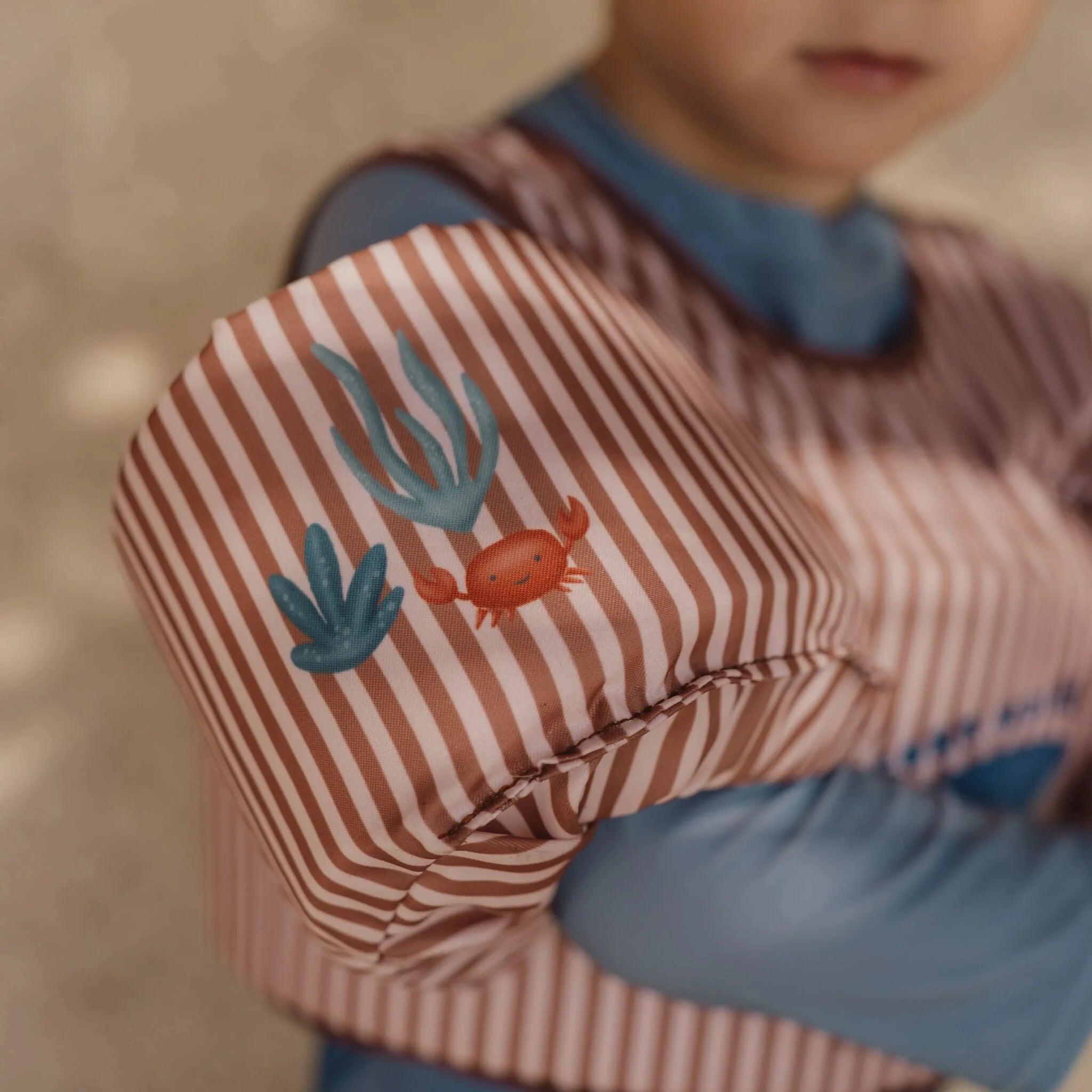 Little Dutch vesta de inot cu aripioare 3-6 ani Ocean World Brown