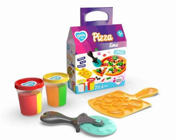 Lovin set plastilina 100% ECO 3 ani+ Pizza Time