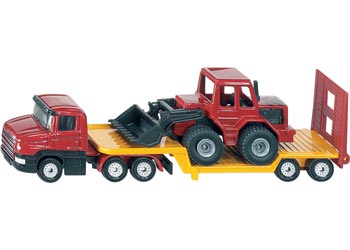 Siku Jucarie masinuta Low Loader with Front Loader 3ani+