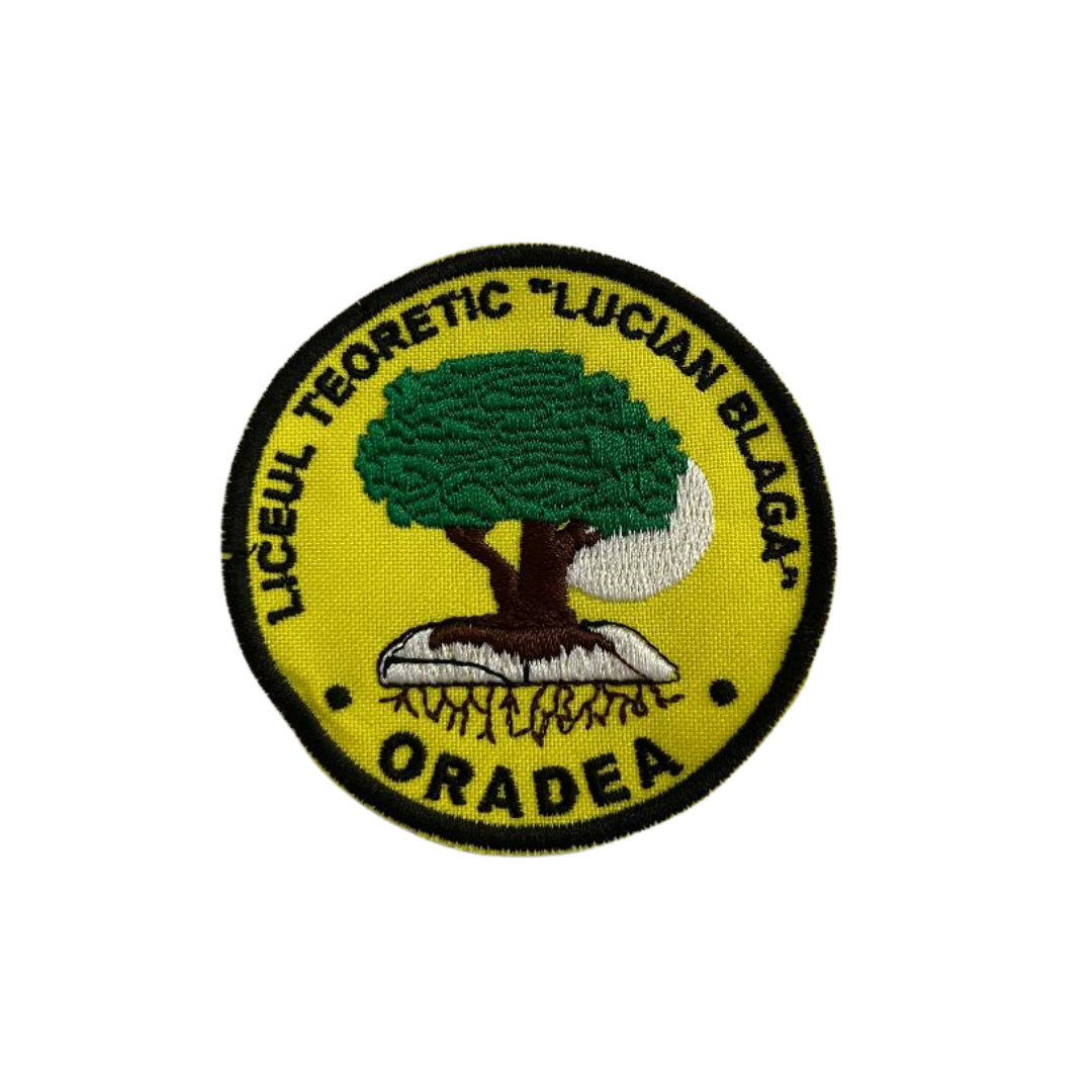 Uniforma emlema brodata pentru Liceul Teoretic "Lucian Blaga" Oradea Imagine principală a produsului