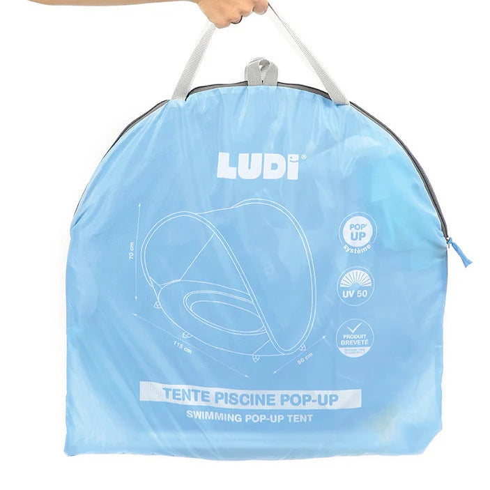 Ludi Cort Pop-up anti-UV 50SPF cu piscina