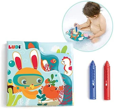 Ludi jucarie de baie carte de colorat 10m+